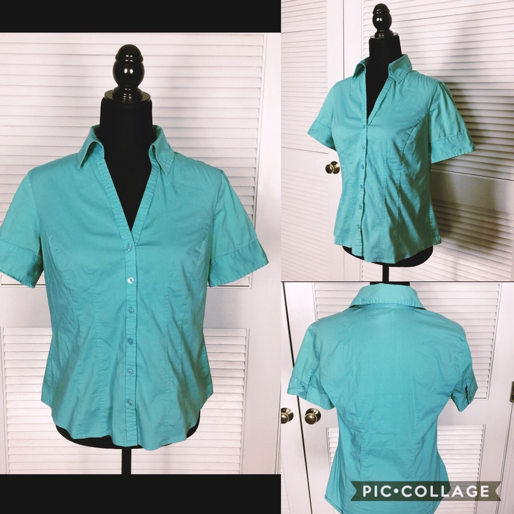 Short sleeved button down shirt